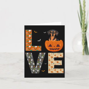 Miniature Pinscher Hundälskares Boys Girls Hallowe Kort