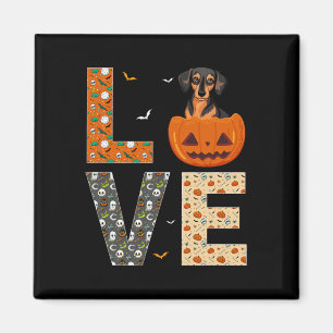 Miniature Pinscher Hundälskares Boys Girls Hallowe Magnet