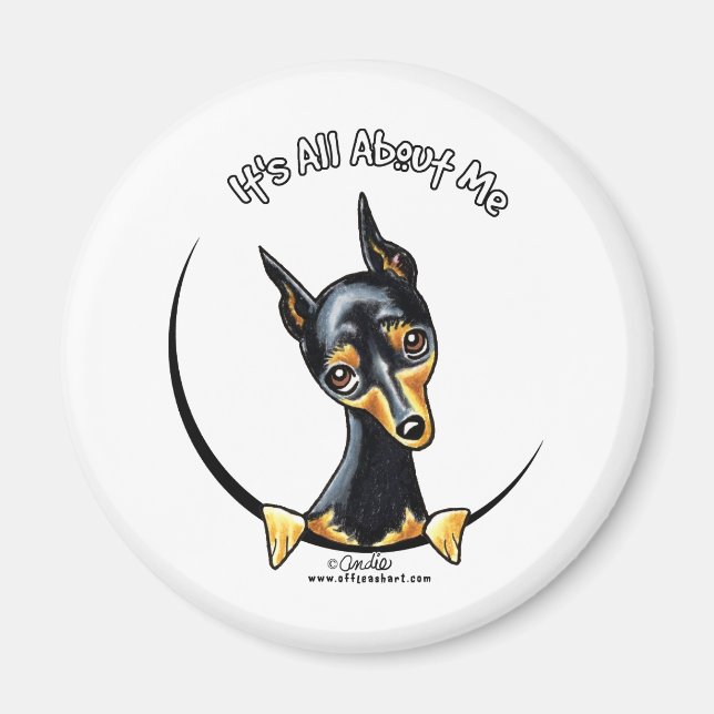 Miniature Pinscher IAAM Magnet (Framsidan)