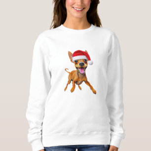 Miniature Pinscher Julhatt Julen Hund Min Pin T Shirt