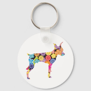Miniature Pinscher Nyckelring