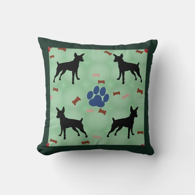 Miniature Pinscher Shadow Kudde (Framsida)