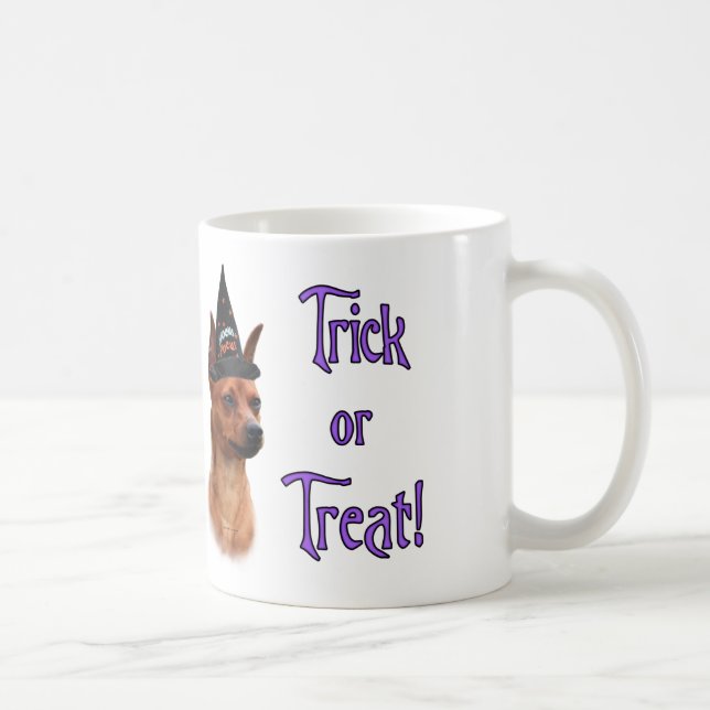 Miniature Pinscher Trick Kaffemugg (Höger)