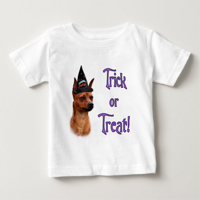 Miniature Pinscher Trick T Shirt (Framsida)