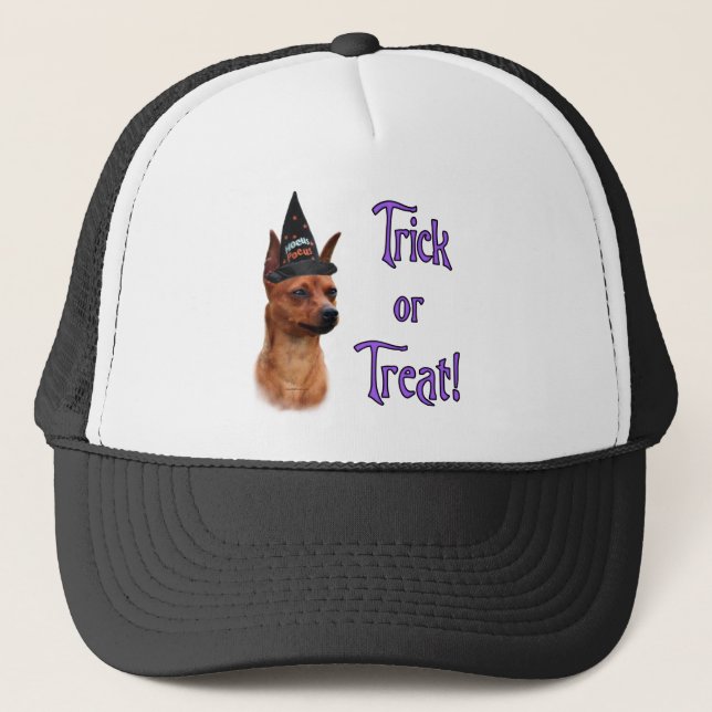 Miniature Pinscher Trick Truckerkeps (Framsida)