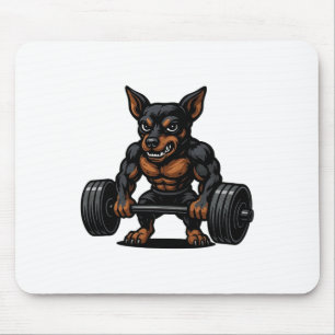Miniature Pinscher Tyngdlyftning Bodybuilder Worko Musmatta