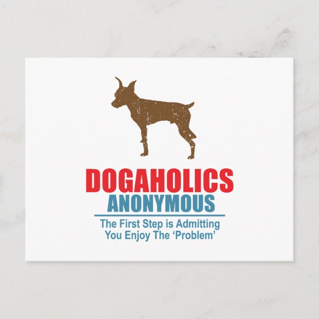 Miniature Pinscher Vykort (Framsida)