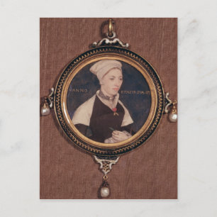 Miniature porträtt of Jane Small Vykort