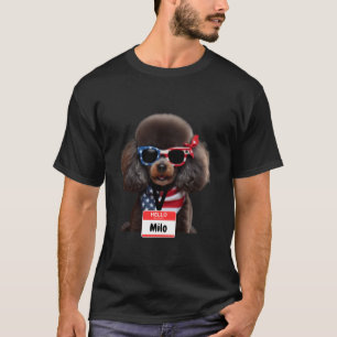 Miniature Pudel Hund Milo Manar Women Kids Boys Gi T Shirt