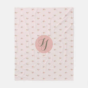 Miniature Ro & Monogram Fleecefilt