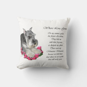 Miniature Schnauzer Art Gifts Kudde