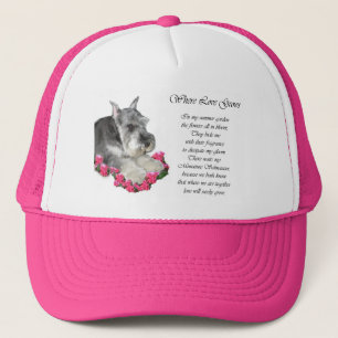 Miniature Schnauzer Art Gifts Truckerkeps