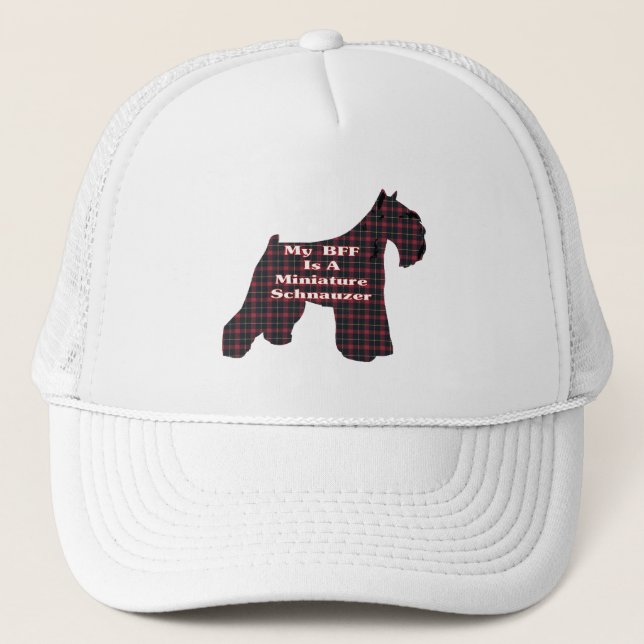Miniature Schnauzer BFF Hat Truckerkeps (Framsida)