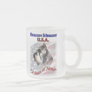 Miniature Schnauzer Gifts Frostad Glasmugg