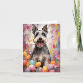 Miniature Schnauzer Glad påsk Kort