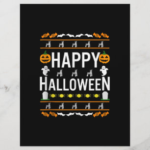 Miniature Schnauzer Halloween Lazy Ugly Costume Brevhuvud