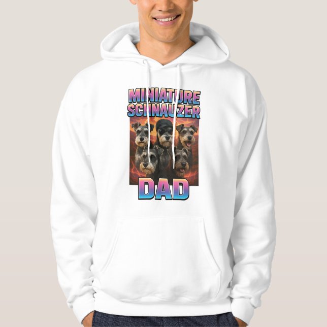 Miniature Schnauzer Hoodie (Framsida)