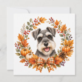 Miniature Schnauzer Höst Anteckningskort