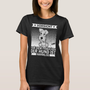 Miniature Schnauzer Hund Breeders Hundägare Say T Shirt