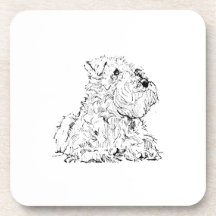 Miniature Schnauzer Hund Illustration