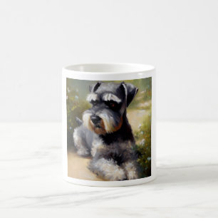 Miniature Schnauzer Hund Kaffemugg