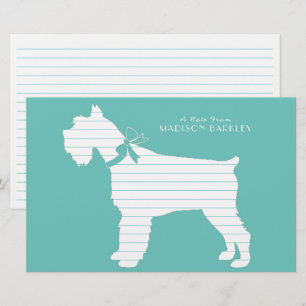 Miniature Schnauzer Hund Puppy Brevpapper