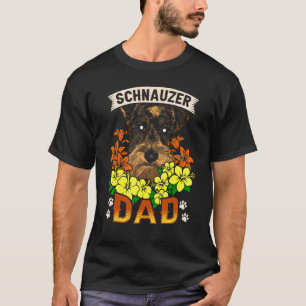 Miniature Schnauzer Hundar Manar Schnauzer Hund Pa T Shirt