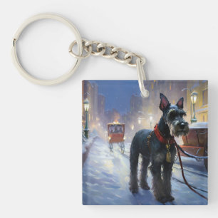 Miniature Schnauzer jul Festive Season