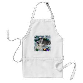 Miniature Schnauzer julgåvor Förkläde