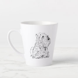 Miniature Schnauzer Kaffe kopp, Hund Ägare