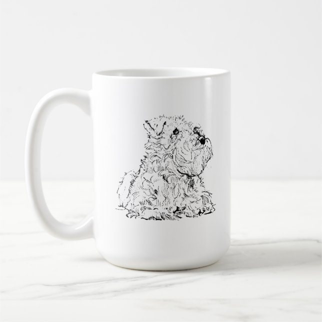 Miniature Schnauzer Kaffe Mugg, Hund Ägare Kaffemugg (Vänster)