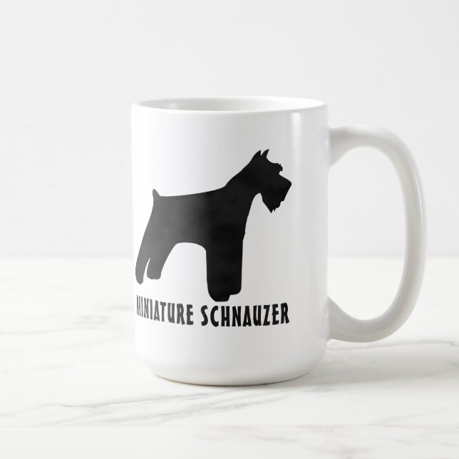 Miniature Schnauzer Kaffemugg (Höger)