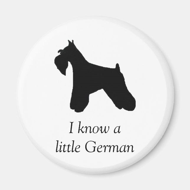Miniature Schnauzer Magnet (Framsidan)
