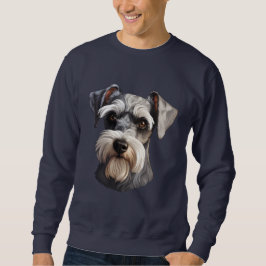 Miniature Schnauzer Manar Lång Ärmad Tröja