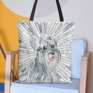 Miniature Schnauzer Mosaic art Tygkasse