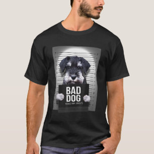 Miniature Schnauzer Mugshot Shirt T