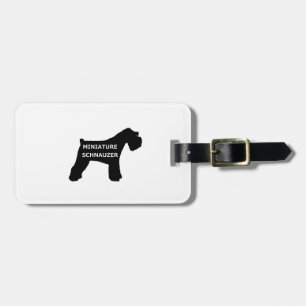 Miniature_Schnauzer namn silo Bagagebricka