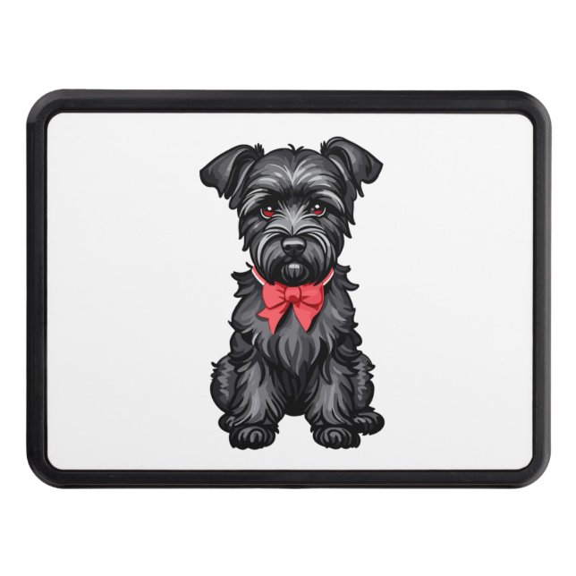 Miniature Schnauzer puppy Dragkroksskydd (Framsidan)