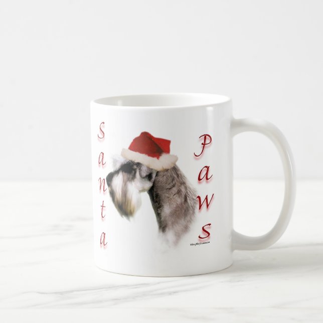 Miniature Schnauzer Santa Tassar Kaffemugg (Höger)
