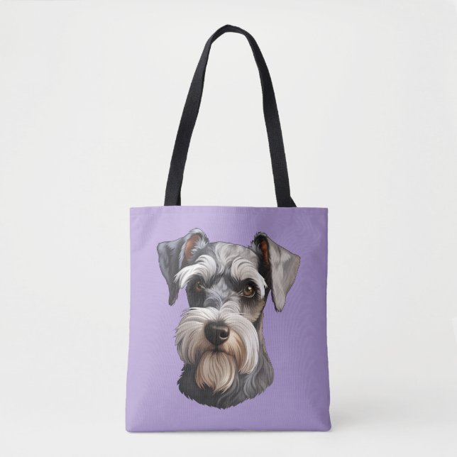 Miniature Schnauzer Tygkasse (Framsida)