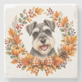 Miniature Schnauzer-underlägg Stenunderlägg