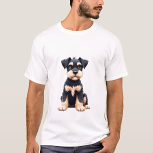 Miniature Schnauzer-valp (4) T Shirt