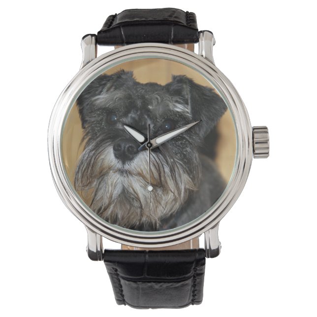 Miniature Schnauzer Watch Armbandsur (Framsida)