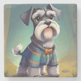 Miniature Schnauzer Wearing a Jacka Stenunderlägg