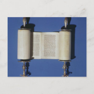 Miniature Torah Rulla, 1765 Vykort