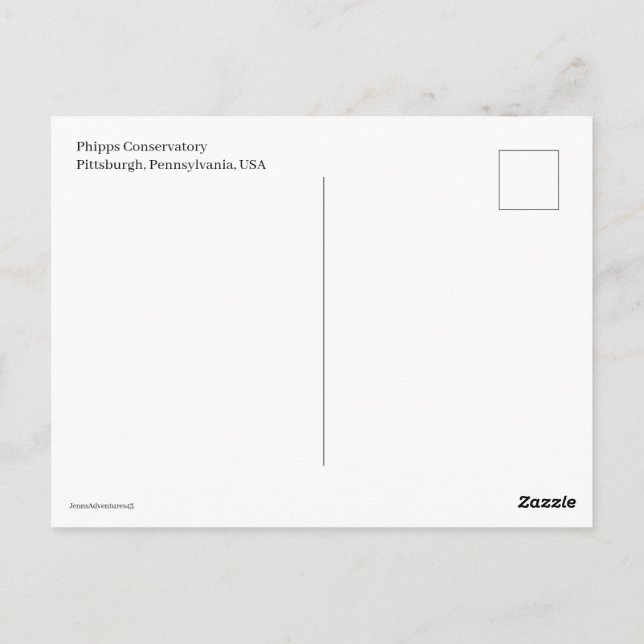 Miniature Trolly Vykort (Baksida)