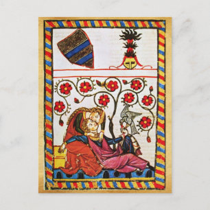 MINIATURPARCHMENT FÖR ETERNAL KÄRLEK,VALENTINS DAG HELG VYKORT