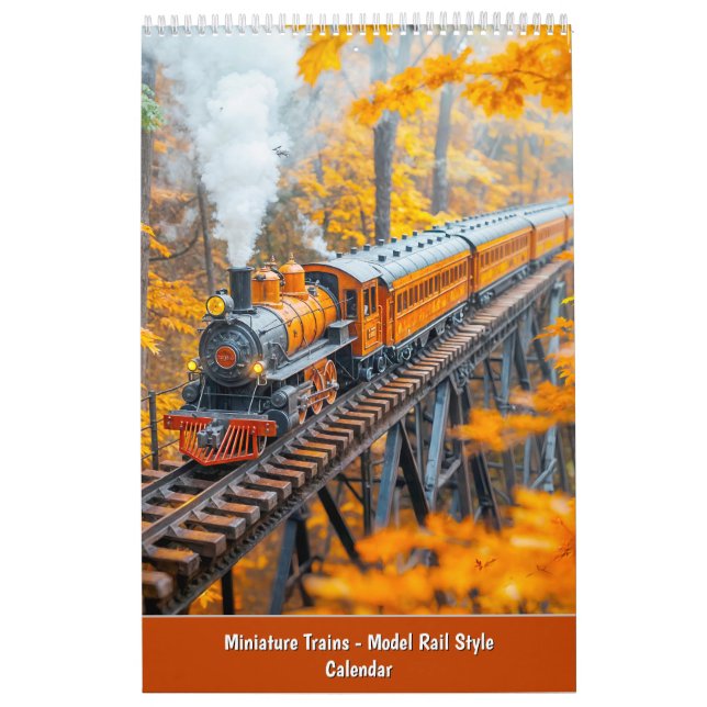 Miniaturtåg Kalender – Säsongsscener i (Omslag)