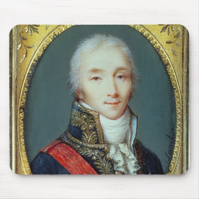 Miniatyr av den Joseph Fouche hertigen av Otranto Musmatta (Framsidan)