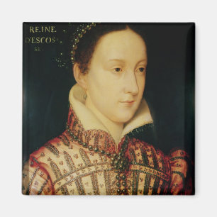 Miniatyr av den Mary drottningen av Scots, c.1560 Magnet